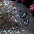 thumbnail image 4 of Calcomanías para Uñas Lukmexor Bola de Cristal Navideña 5D en Relieve, 4 of 7