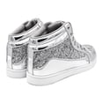thumbnail image 3 of Glitter Shoes for Men Women Fashion High Top Casual Sequin Sparkly Bling Shiny Sneakers Gold, 3 of 4