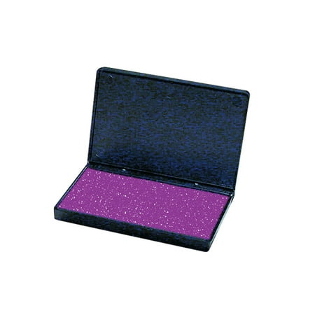 Charles Leonard, Inc LEO92260 Stamp Pad, Foam, 2.75 in. x 4.25 in., Purple Ink