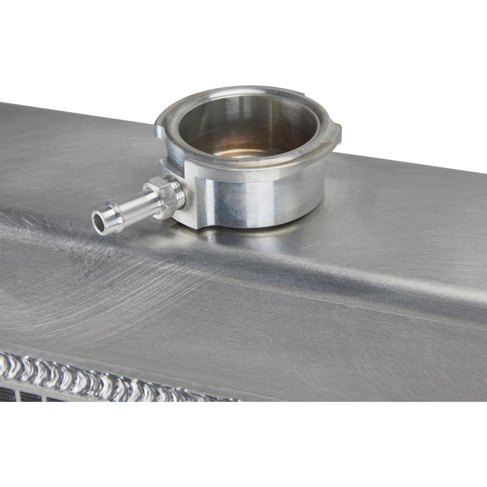 Small Universal Short Vertical Aluminum Radiator, LH and Cap