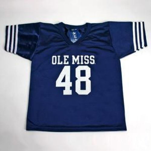 Mississippi "Ole Miss" Rebels 48 Youth Football Jersey Navy