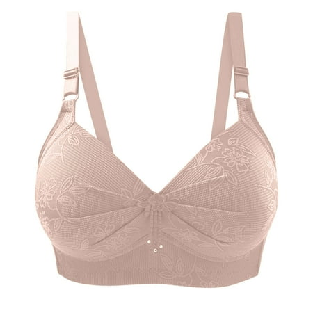 

Mrat Everyday Bras Women s Everyday Bras Strappy Ladies Gathered Together Large Size Daily Bra Underwear No Rims Female Soft Everyday Bra