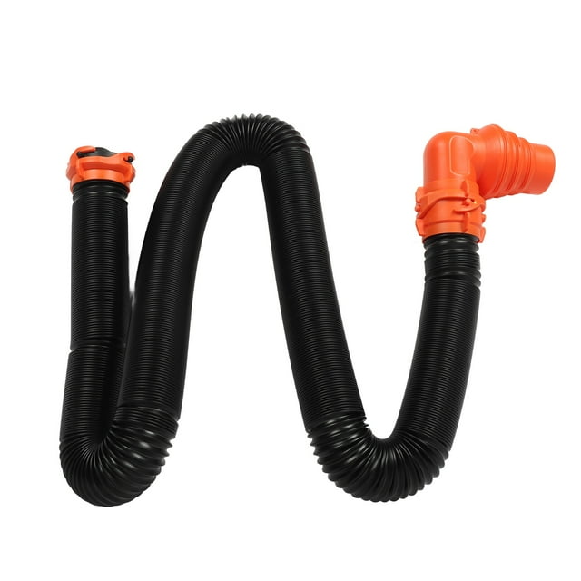 Sewer Hose Extension Kit with PP Material, 90 Swivel Fitting, Wear Resistance for Motorhome , Complete Solution for Sewer Disposal