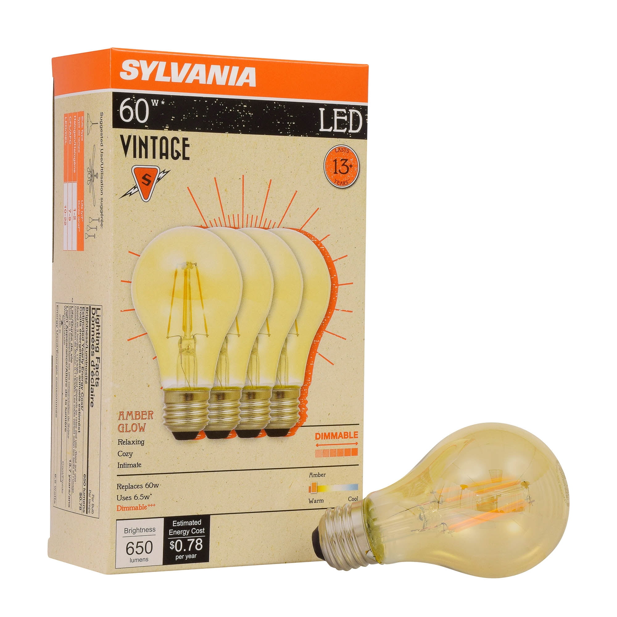 Great Value Led 4 Watts Edison Deco Amber Walmart Com Great Value Led 4 Watts Edison Deco Amber Walmart Com