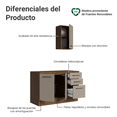 thumbnail image 4 of Mueble de Baño Completo para Almacenaje Madesa Agata 120cm 2, 4 of 9