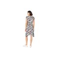 thumbnail image 2 of BCBG Womens Faux Wrap Magnolia Print Sheath Dress, Multicoloured, Medium, 2 of 2