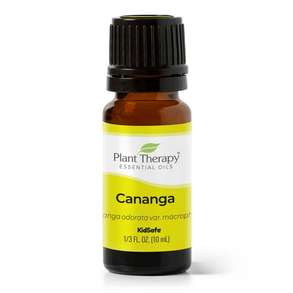 Plant Therapy Cananga Essential Oil 10 mL (1/3 oz) 100% Pure, Undiluted, Natural Aromatherapy