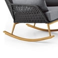 thumbnail image 2 of HOMETRENDS Sienna Patio Cuddle Rocking Chair - Grey, 2 of 9