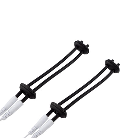 Soft Adjustable Conductive Loops Ring Massager Units with Lead Wires Cable