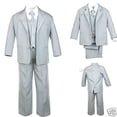 thumbnail image 1 of BABY, TODDLER & BOY WEDDING  PARTY FORMAL no tail TUXEDO SUIT LT. GRAY  S -20, 1 of 7