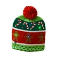thumbnail image 4 of Tuque de Noël Décontractée en Tricot, Bonnet Chandail pour Intérieur Extérieur Nouvel An gingerbread Man, 4 of 7