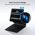 thumbnail image 4 of Funda con Teclado Runelk para iPad Pro 11" M4 2024 M5 2025 con Trackpad, 4 of 9