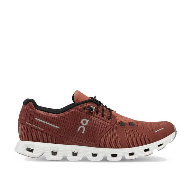ON RUNNING Men's Cloud 5 Athletic Outdoor Lace Medium Shoe - Ruby/Rust ...