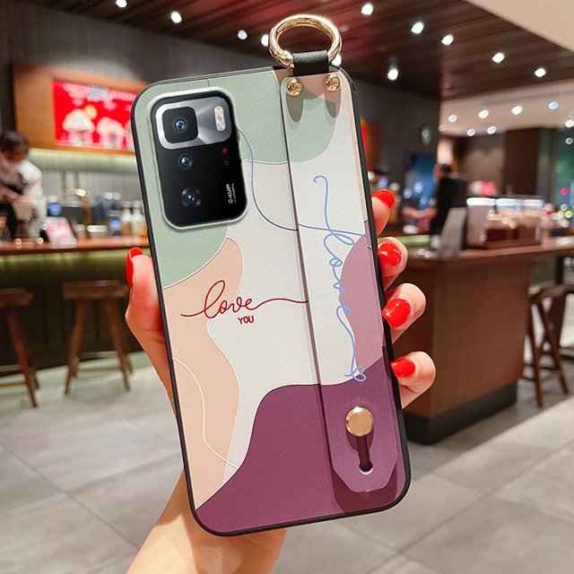 Funda con correa de muñeca SoCouple para Redmi Note 9 Pro 12 10 11 8 Pro 9S 9t 12C Xiaomi 11t 12T poco f5 f4 X5 Pro f3, funda con soporte para teléfono Tan Jianjun unisex