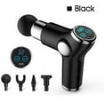 thumbnail image 1 of For Massage Gun 5 Heads Black LCD Percussion Massager Muscle Relaxing Therapy Tissue CA, 1 of 5