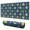 Blue Sun Moon-1, variant on Long Mouse Pads for Desk,Black White Cat Moon Star Pattern Desk Mats on Top Of Desks, Desk Mouse Pad Extra Large with 3mm Non-Slip Base and Stitched Edge for Gaming,Office,Work,Home 31.5"x11.8"