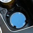 thumbnail image 1 of 2PCS Universal Bling Car Cup Coaster,Rhinestone Car Accessories 2.75 inch Car Cup Holder Insert Mat Pad Set,Suitable for Most Car Interior (Blue), 1 of 1