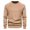 Khaki, variant on Aqestyerly Women's Hooded Cardigans Men's Sweater Soft Casual Sweaters for Men Classic Pullover Sweaters with Ribbing Edge