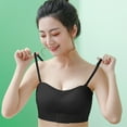thumbnail image 4 of Minnieouse Sujetador Push up sin costuras sin aros para mujer, Bralette transpirable respetuoso con la piel desmontable para mujer, sujetador ajustable para Ropa interior Negro SG Minnieouse AP012597-08, 4 of 6