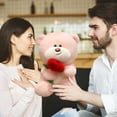 thumbnail image 6 of Steadline Rose Bear Plush Toy Romantic Valentine's Day Gift for Her with Soft Fabric Design Unique Hugging Doll Present for Anniversary Birthday Celebration, 6 of 9