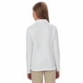 thumbnail image 5 of French Toast Girls School Uniform Long Sleeve Picot Collar Interlock Polo Shirt, Sizes 4-20 & Plus, 5 of 5