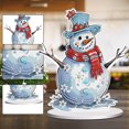 thumbnail image 3 of Adornos Diamantes Con Puntos JShteea Serie Snowman Festival diamante Cristal Una Cara, 3 of 9