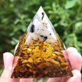 thumbnail image 2 of Sywqhk Pirámide de orgonita de 5 cm, convertidor de energía de orgonita, piedra de cristal, Chakra curativo (A) Sywqhk Para estrenar, 2 of 8