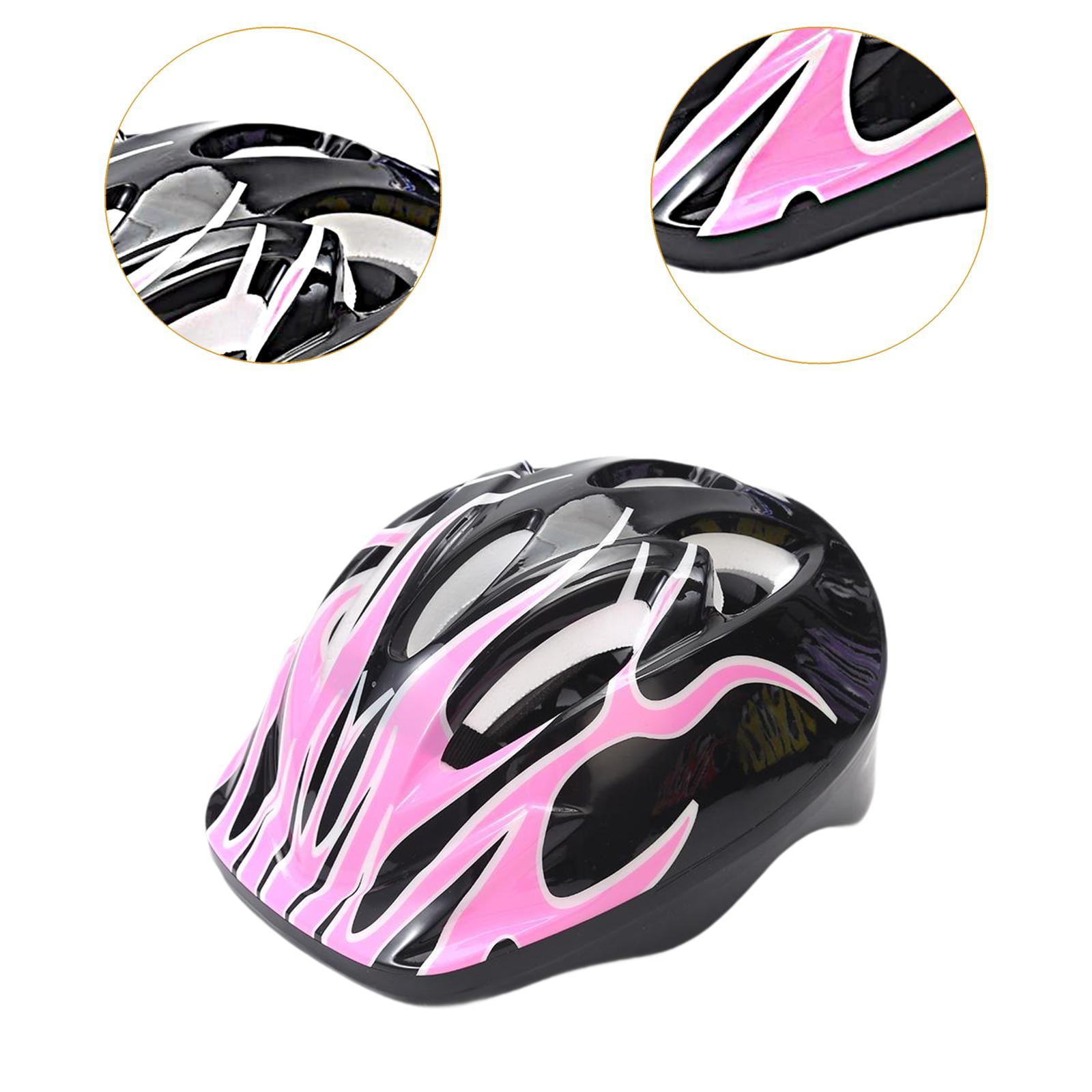 yotijay Kids Helmet, Roller Skating Helmet Portable Impact Resistant, Skateboard Pink