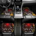 thumbnail image 7 of Naloa Wolf With Wildflowers Car Foot Mat Set of 4 Pieces - Universal Floor Liner Neoprene Full Set Floor Mats for Cars Trucks SUV, 7 of 7