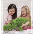 thumbnail image 4 of DolliBu Plush Alligator Stuffed Animal Pillow Size - Super Soft Animal Pillow for Kids, Cozy Nap Buddy, Floor Pillow for Kids & Toddlers, Jumbo Hugging Plush, Travel Cuddle Pillow for Kids - 34 Inch, 4 of 6