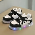 thumbnail image 2 of newwalpole Boys LED Light-Up School Running Shoes - Back to School Mesh Athletic Sneakers Black for Size 10, 2 of 5