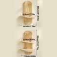 thumbnail image 5 of Giaone Floating Rack Wooden Wall Mount Shelf for Displaying Books and Decorative Items, 5 of 14