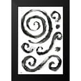 thumbnail image 2 of Medley, Elizabeth 13x18 Black Modern Framed Museum Art Print Titled - Tribal Swirls IV, 2 of 5