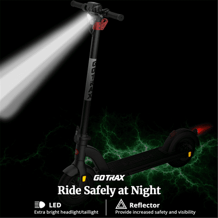 GoTrax - G4 Commuting Electric Scooter w/ 25mi Max Operating Range & 20 Max Speed - Black