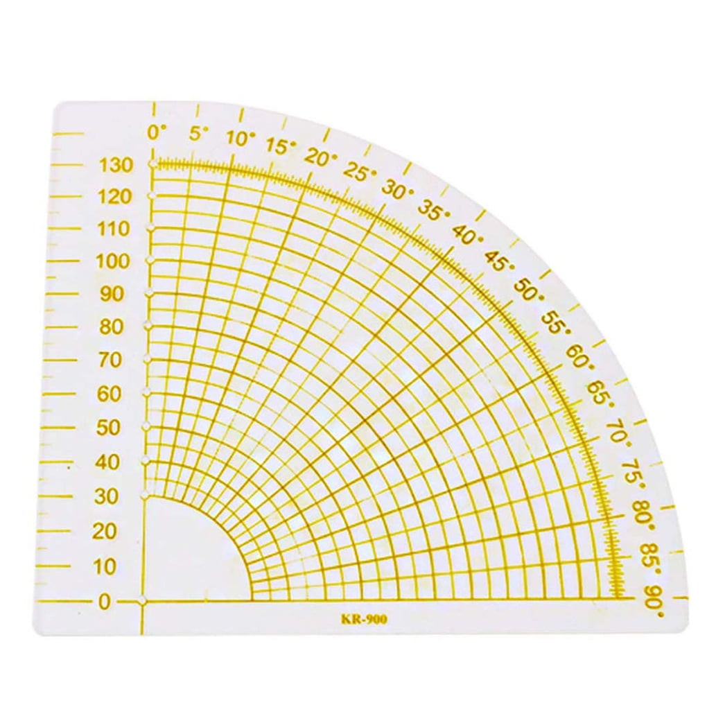 Fan-Shaped Patchwork Acrylic Ruler Quarter Circle Quilting Template Seam Ruler Sewing Accessories 