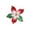 A, variant on Christmas Artificial Flower Branch – Velvet Flocked Faux Floral Insert for Christmas Tree Decoration, Holiday Faux Flower Ornament