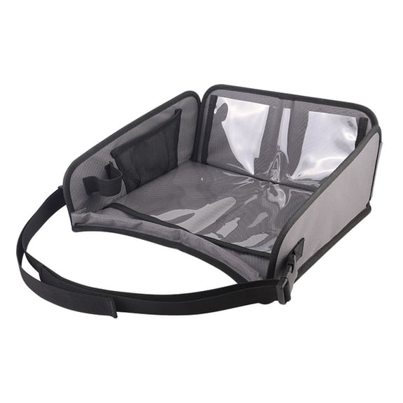 Children's Activity Tray Creative Car Seat Drawing Tray for Infants Long Journey with Clear Storage Pockets