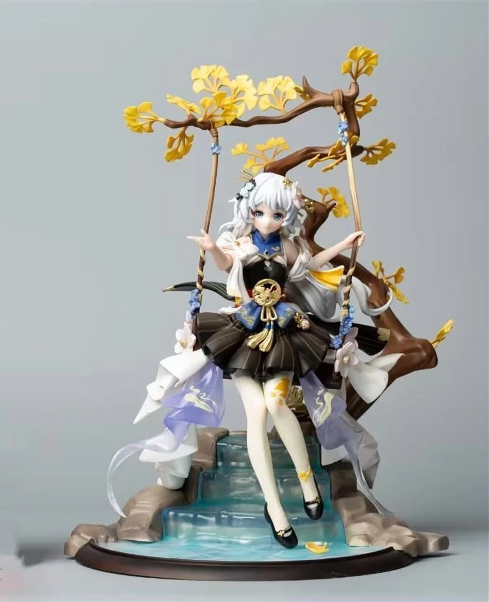 Honkai Impact 3 Theresa Figure Tree Stump Swing Theresa Apocalypse Action Figures 28cm/11inch PVC Characters Handicrafts Souvenirs for Anime Fans Gifts