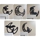 thumbnail image 1 of Adorno de esquina de puerta XINYU luna de metal Halloween decorativo, 1 of 7
