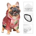 thumbnail image 3 of Balery Refreshing Watermelon Slices Sudadera con Capucha para Perros Pequeños – Ropa para Mascotas, Disfraz para Perros y Gatos, Ideal para Fiestas y Cosplay-Small, 3 of 7