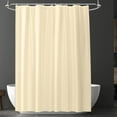 thumbnail image 6 of HBBKVI Solid Color Shower with 12 Hooks Water-Repellent Thickened Shower Curtain for Bathroom Yellow Shower Curtain 71" x 79", 6 of 6