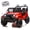 Red, variant on Juuar 24V 2 Seater Electric Car for Kids Ages 3 4 5 6 7 8 Years, Up to 5MPH, 2 x 100W Powered 4WD Ride on Truck Toys with Parental Remote Control, Music & Lights, Ideal Gift for Christmas, Blue