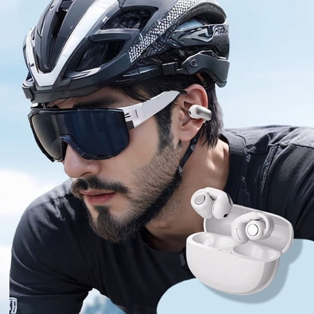 Bose Ultra Open Earbuds Wireless Bluetooth Open Ear Wireless white and black