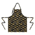 thumbnail image 2 of Cartoon Construction Vehicles Trucks Apron-Garden Aprons for Women with Pockets-Cotton Linen Waterproof Kitchen Cooking Gardening Aprons Adjustable for Kitchen,Cooking,BBQ and Salon 33x27 Inch, 2 of 7