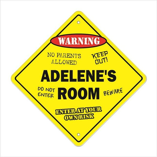 SignMission Adelenes Room X- 12 x 12 Po Zone de Passage Xing Signe de Chambre - Adelenes