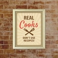 thumbnail image 4 of Designs ByLITA Real Cooks Don't Use Recipes!, 5 x 7 Black Framed Wall Art Print | Funny Home Decor, 4 of 7