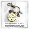 thumbnail image 5 of Toes in the Sand Summertime Gutsy Goodness Bronze Keychain Ocean Beach Nautical Quote Flip Flop Jewelry, 5 of 8