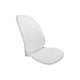 thumbnail image 2 of Funda para asiento de coche, almohadilla protectora para asientos delanteros, cómodo asiento de coche de felpa antideslizante Blanco, 2 of 8
