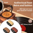 thumbnail image 4 of Auriculares Seitruly Compatibles con Bluetooth Reducción de Ruido Manos Libres con Micrófono Marrón, 4 of 6