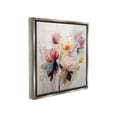thumbnail image 4 of Stupell Industries Blooms in Harmony Botanical & Floral Painting Gray Floater Framed Canvas Art Print Wall Art, 25 x 25, 4 of 10